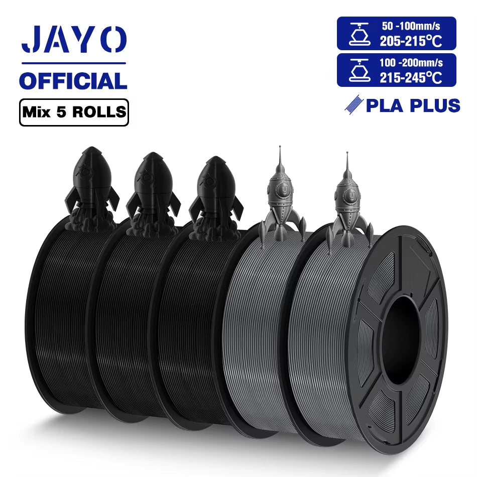 PLA plus 1.75Mm PLA+ 3D Printer Filament Neatly Wound 3D Filament PLA for FDM 3D Printer Macarone Color Materials