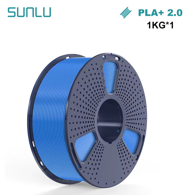 1KG PLA plus 2.0 3D Printer Filament 1.75Mm 1000G Spool (2.2Lbs) Neatly Arranged No Knot Filament Fit Most FDM Printer