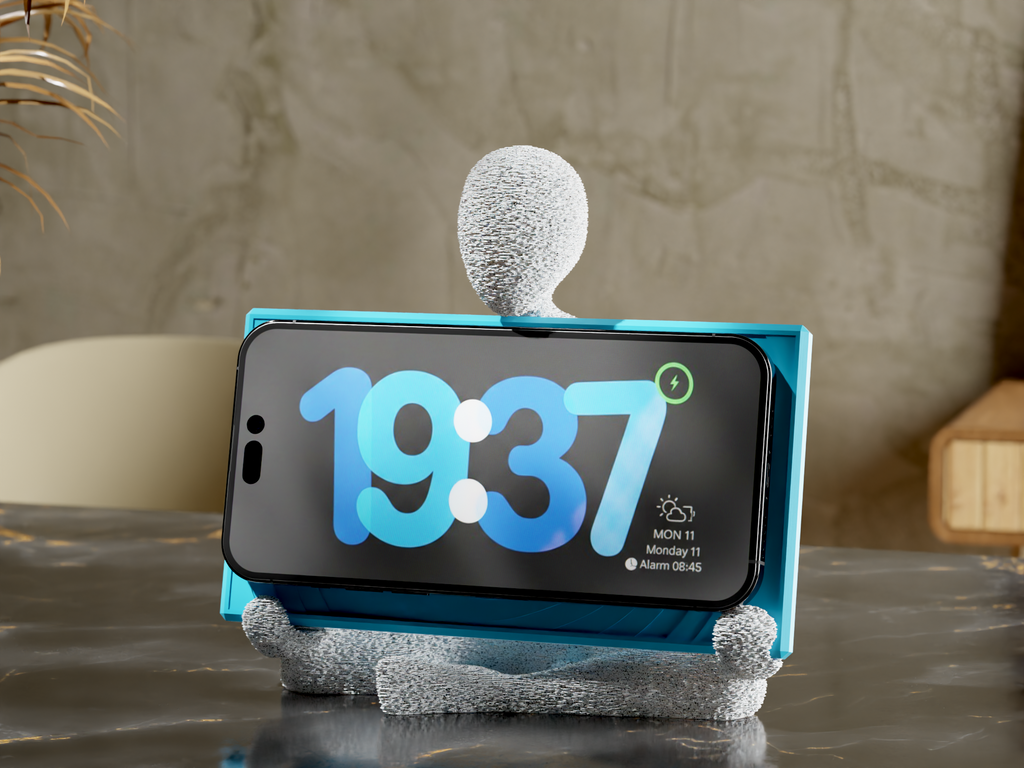 BUDDY DOCK – Smartphone-Halter im Figuren-Design (3D-Druck)