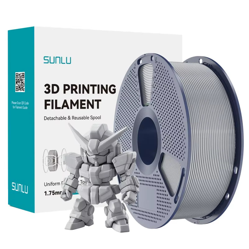 1KG PLA plus 2.0 3D Printer Filament 1.75Mm 1000G Spool (2.2Lbs) Neatly Arranged No Knot Filament Fit Most FDM Printer