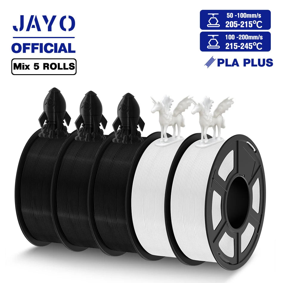 PLA plus 1.75Mm PLA+ 3D Printer Filament Neatly Wound 3D Filament PLA for FDM 3D Printer Macarone Color Materials