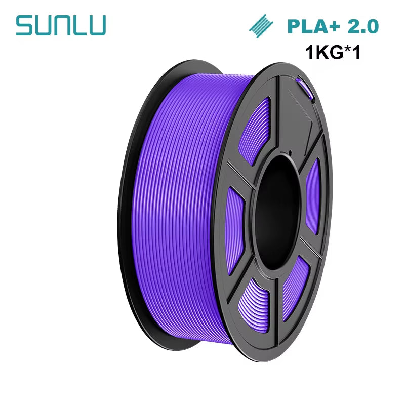1KG PLA plus 2.0 3D Printer Filament 1.75Mm 1000G Spool (2.2Lbs) Neatly Arranged No Knot Filament Fit Most FDM Printer