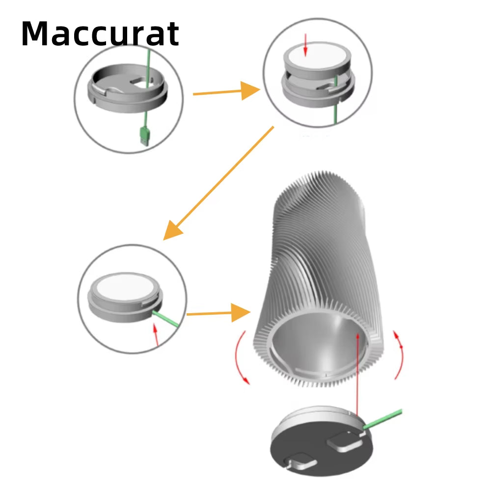 Bambu Lab Led Lamp Kit-001 3D Printable Kit DIY Makerworld MH001 Creative Model Parts 3D Printable Night Lamp