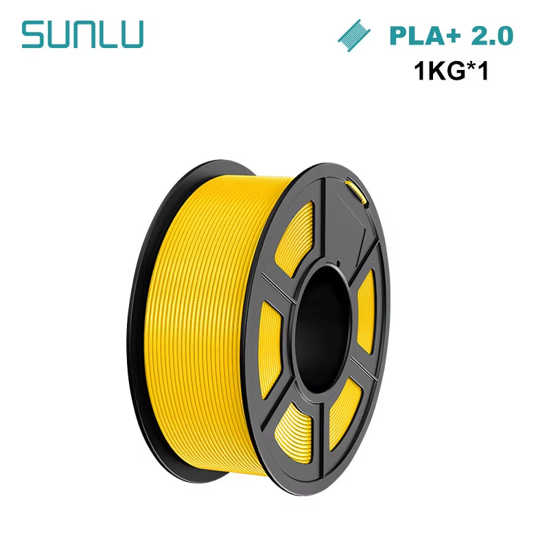 1KG PLA plus 2.0 3D Printer Filament 1.75Mm 1000G Spool (2.2Lbs) Neatly Arranged No Knot Filament Fit Most FDM Printer