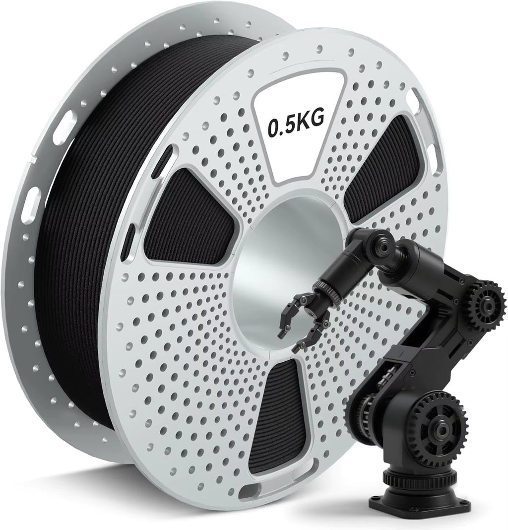 PA12-CF 3D Filament 1.75Mm Carbon Fiber-Textured Nylon Filament for Industrial Parts&3D Printer ,0.5KG/1KG Spool