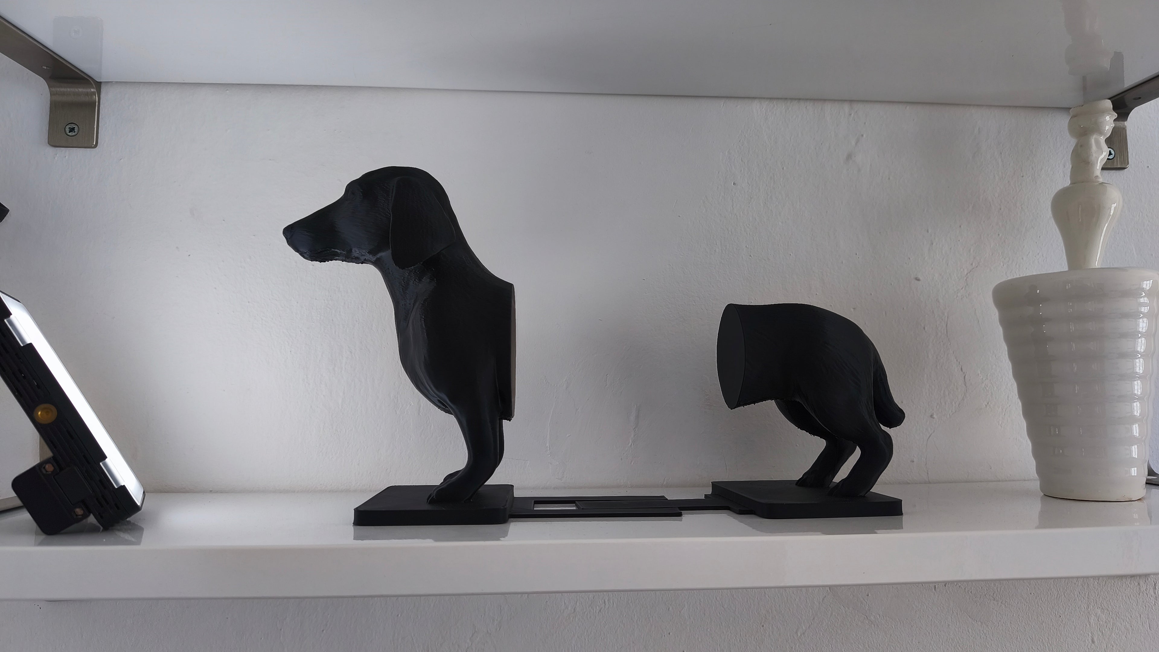 DOG BOOKENDS – Buchstützen im Hundedesign (3D-Druck)