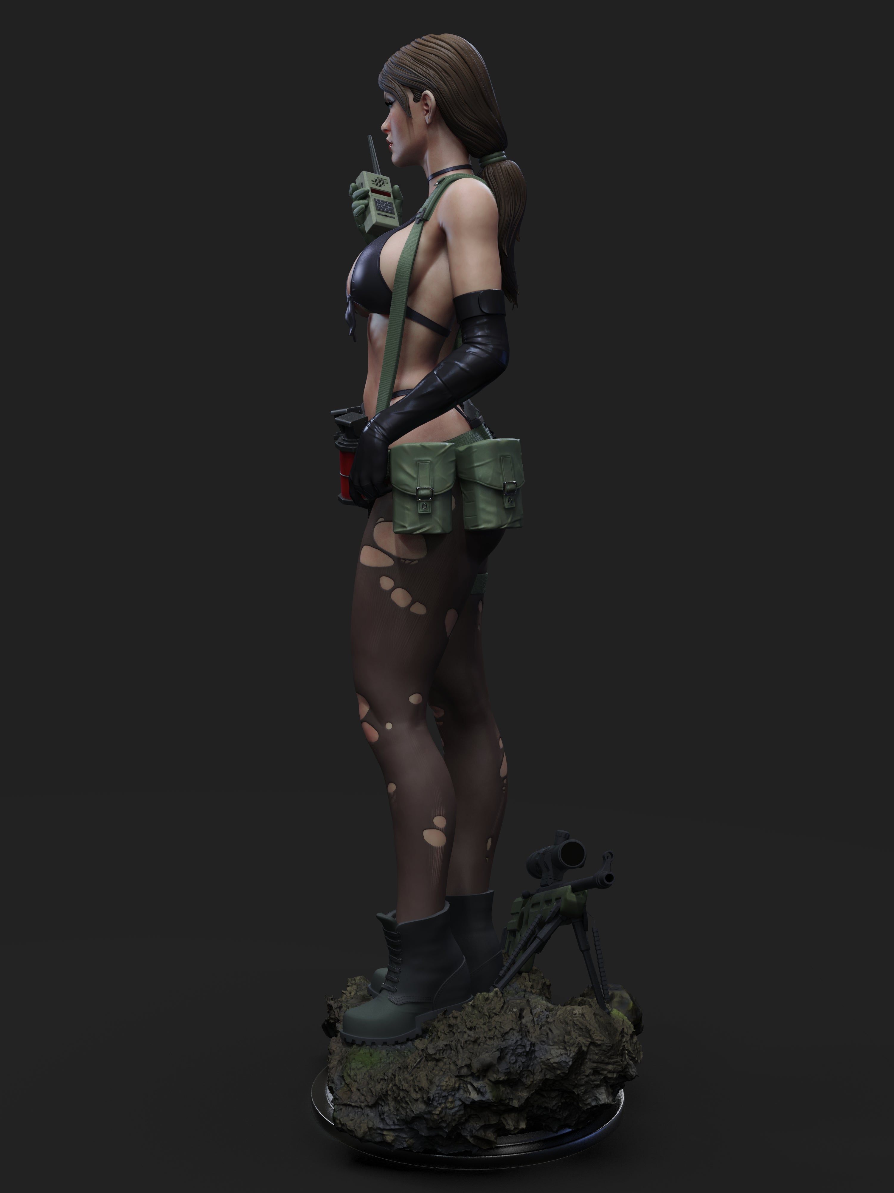 Quiet Figur BEMALT -Fan Art-3D Druck- Maßstab 1:6