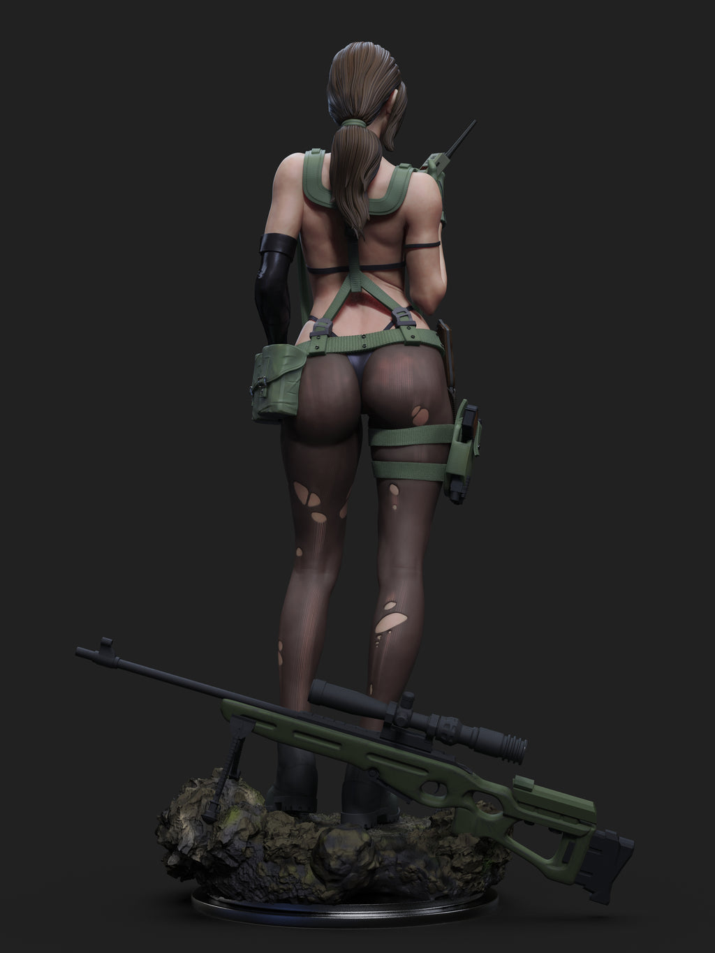 Quiet Figur BEMALT -Fan Art-3D Druck- Maßstab 1:6