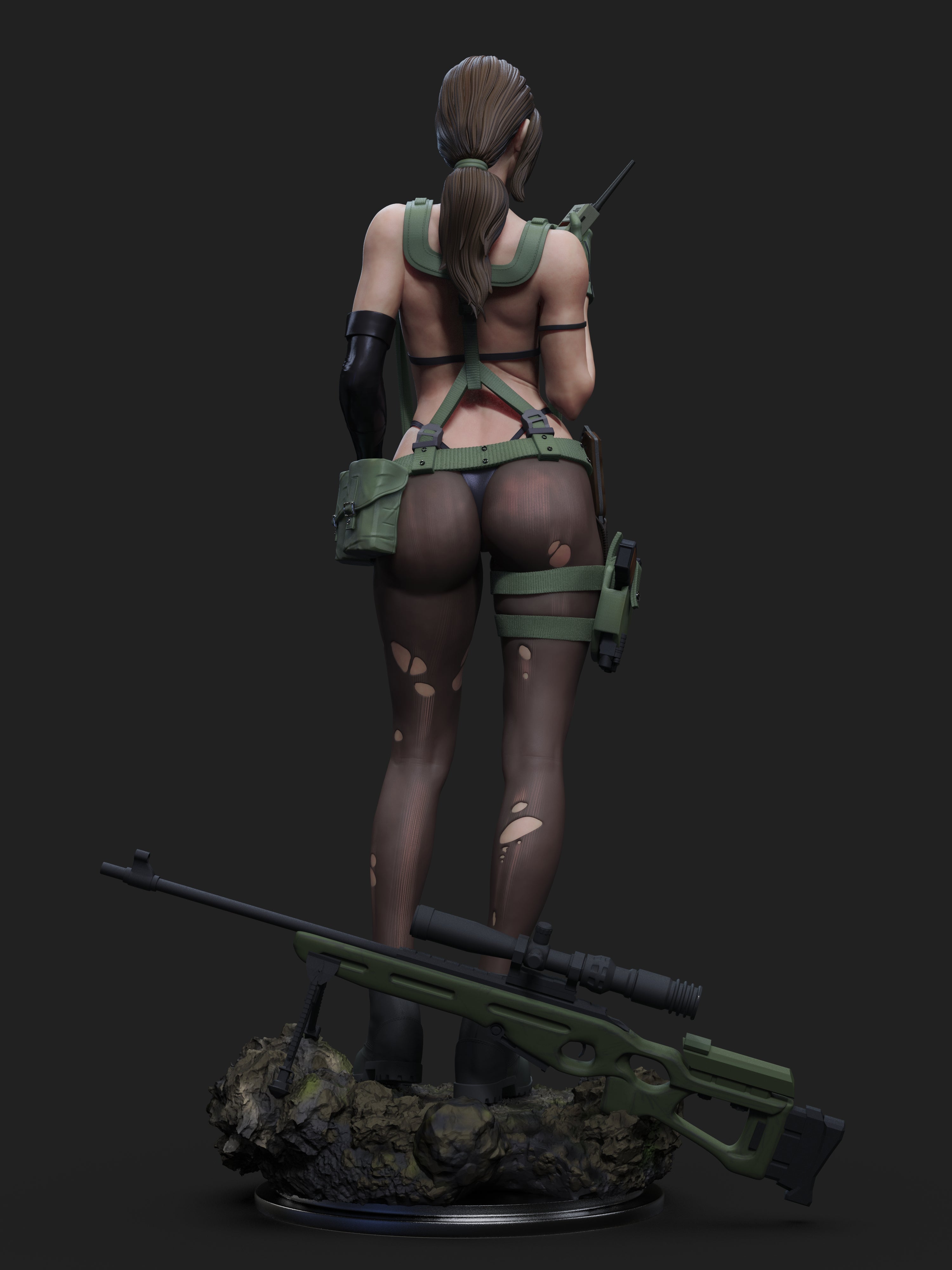 Quiet Figur BEMALT -Fan Art-3D Druck- Maßstab 1:6