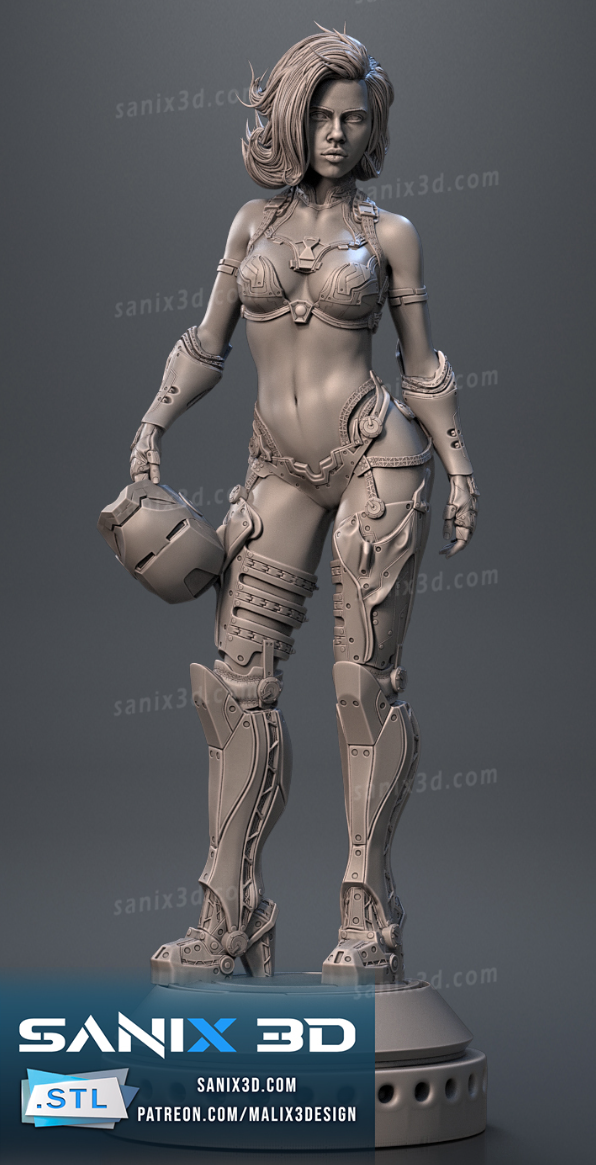 IRON WIDOW Figur !!!BEMALT!!!-Fan Art-3D Druck- Maßstab 1:6