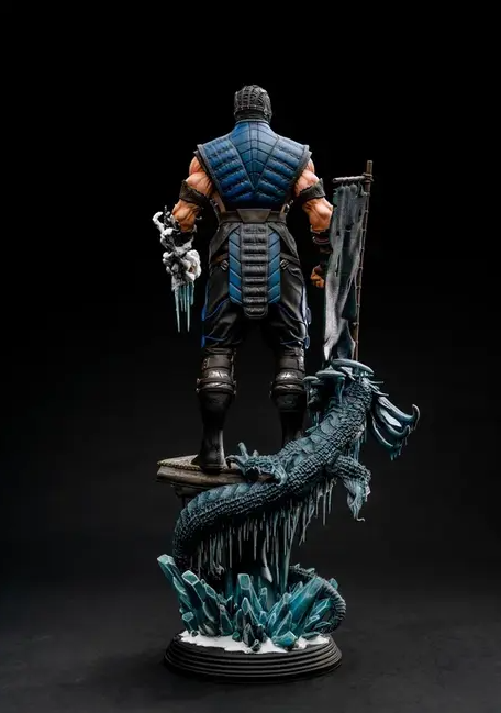 Sub Zero Mortal Kombat Figur Fan Art-3D Druck- Maßstab 1:6