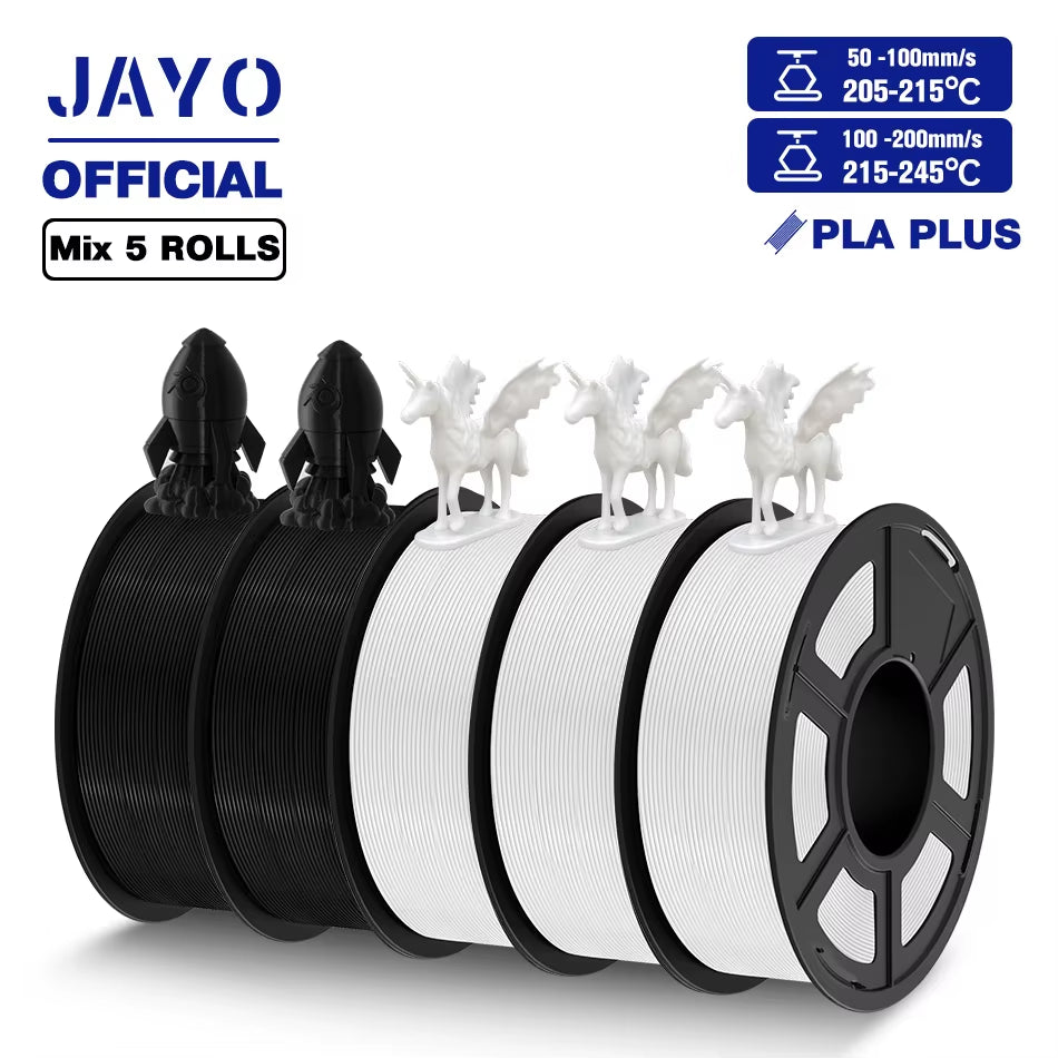 PLA plus 1.75Mm PLA+ 3D Printer Filament Neatly Wound 3D Filament PLA for FDM 3D Printer Macarone Color Materials