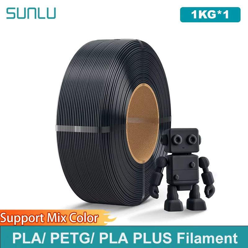1KG PLA/PETG/PLA plus Filament 1.75Mm 1KG without Tray 3D Printer Filament for 3D Printer& 3D Pen，Refll Filament
