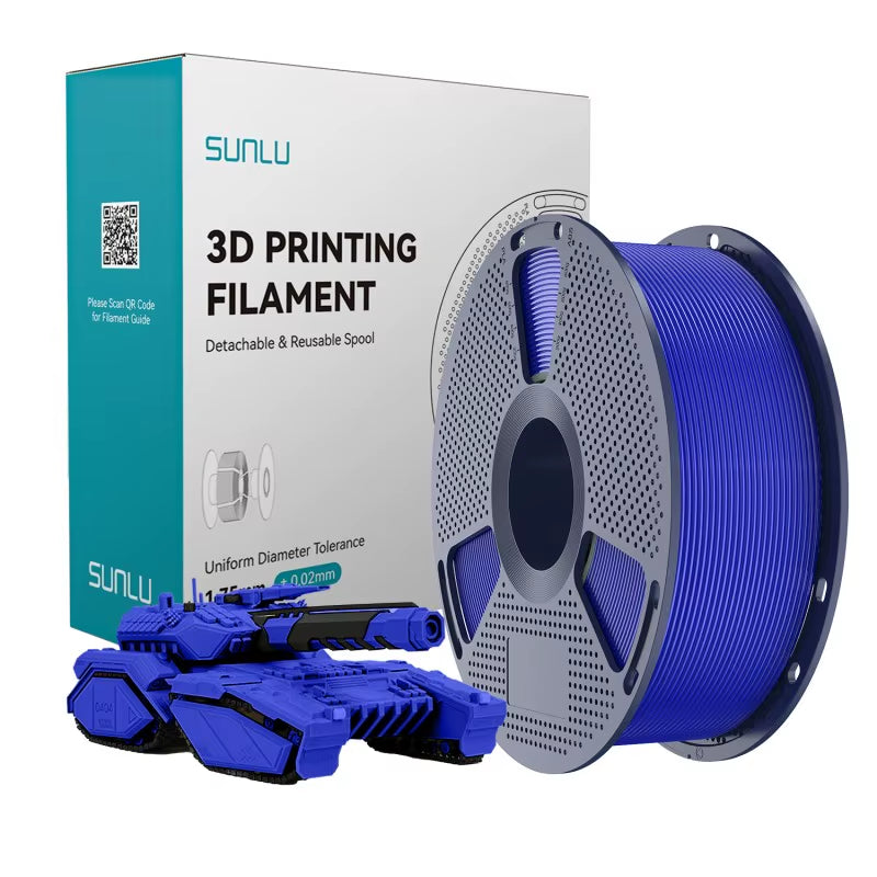 1KG PLA plus 2.0 3D Printer Filament 1.75Mm 1000G Spool (2.2Lbs) Neatly Arranged No Knot Filament Fit Most FDM Printer