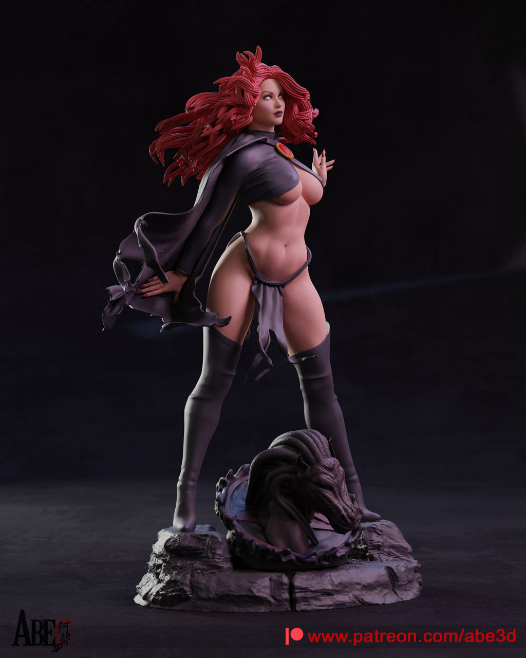 Madelyne Pryor Figur !!!BEMALT!!! -Fan Art-3D Druck- Maßstab 1:6