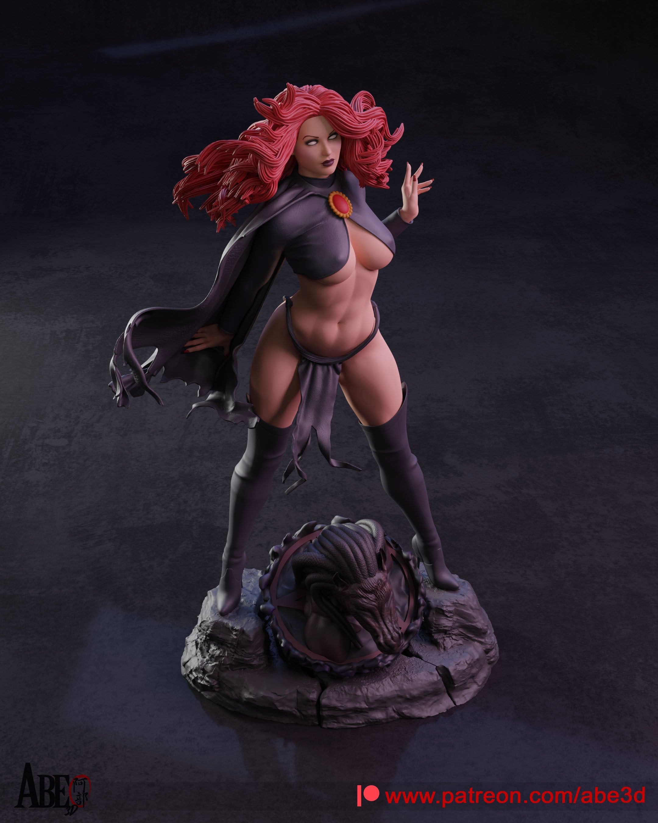 Madelyne Pryor Figur !!!BEMALT!!! -Fan Art-3D Druck- Maßstab 1:6
