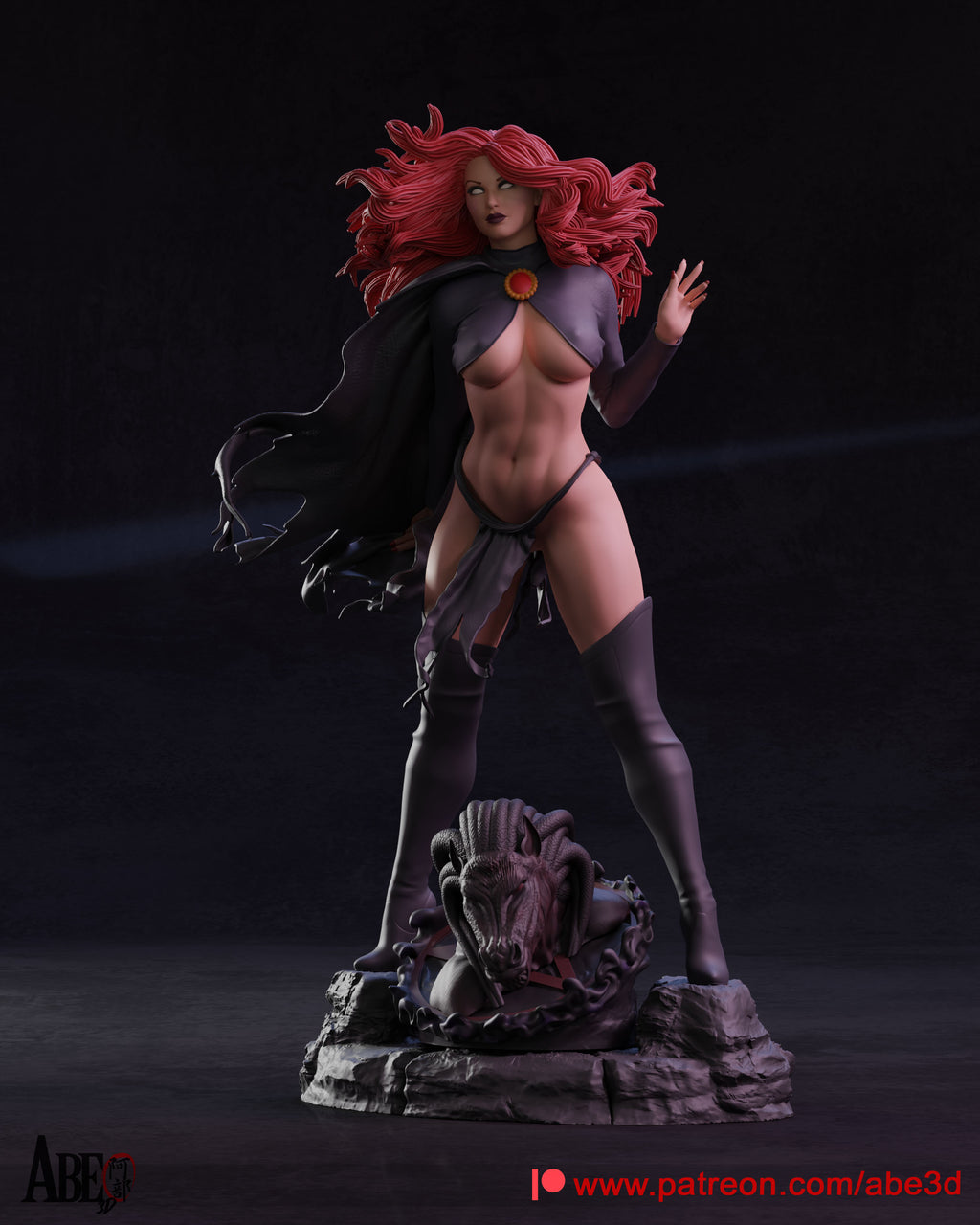 Madelyne Pryor Figur !!!BEMALT!!! -Fan Art-3D Druck- Maßstab 1:6