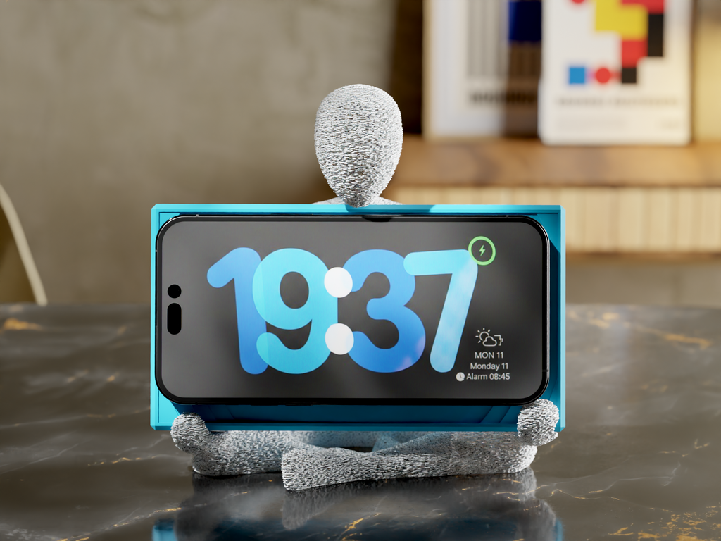 BUDDY DOCK – Smartphone-Halter im Figuren-Design (3D-Druck)